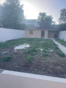 Photo de galerie - Sème de gazon Avant 