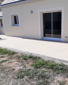 Photo de galerie - Installation portes et fenêtres et terrasse 