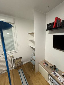 Photo de galerie - Fabrication et pose d’un dressing 