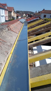 Photo de galerie - Fabrication et pose d une noue en zinc 