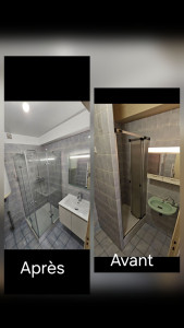 Photo de galerie - Rénovation d’une salle d’eau