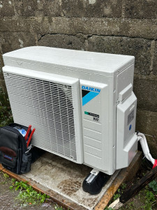 Photo de galerie - Rénovation énergétique d’une maison, pose et mise en servi d’une pompe à chaleur air eau