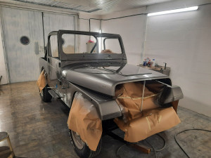 Photo de galerie - Peinture complète du Jeep Wrangler