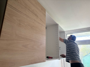 Photo de galerie - Montage meuble haut cuisine