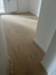 Photo de galerie - Pose de parquet pour chambre 