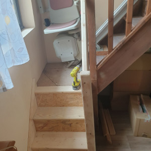 Photo de galerie - Bonjour faire un escalier ou autre travail le bois 