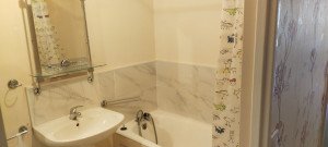 Photo de galerie - Pose de carrelage mural 