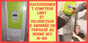 Photo de galerie - Installation, compteur Linky Et disjoncteurs de branchement En triphaser.