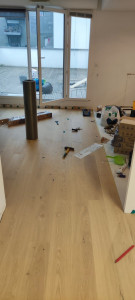 Photo de galerie - Pose de parquet - Revêtement de sol