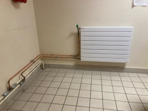 Photo de galerie - Montage et raccordement radiateur sur réseaux de chauffage 