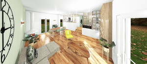 Photo de galerie - Home staging d'un espace de vie