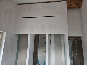 Photo de galerie - Pose bouches de soufflage pour gainable invisible