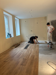 Photo de galerie - T2 complet - placo -peinture -sol - carrelage etc ..