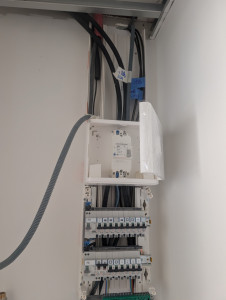Photo de galerie - Pose de tableau électrique dans une rénovation complète
