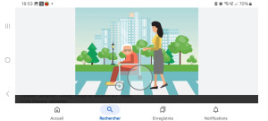 Photo de galerie - S occupé de la personnes âgées promenade ou accompagnement 