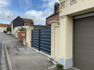 Photo de galerie - Création ouverture portail + muret = seuil