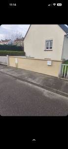 Photo de galerie - Muret fini plus enduit