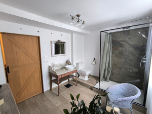 Photo de galerie - Création totale d'une salle de douche complète en remplacement d'une chambre sur étage