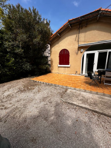 Photo de galerie - Desherbage complet dans le gravier 