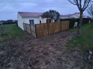 Photo de galerie - Pose de clôture