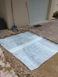 Photo de galerie - Terrasse en pavé avant