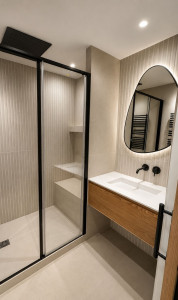 Photo de galerie - Salle de bain Haute de gamme réalisé pour notre client. Réaliser vos rêve avec nous