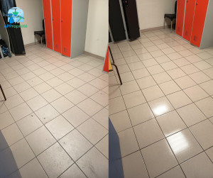 Photo de galerie - Avant / Après, vestiaires 