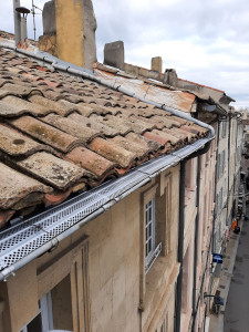 Photo de galerie - Pose de protection de gouttière