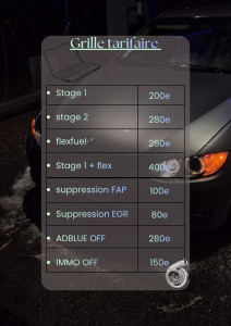Photo de galerie - Tarif reprogrammation 