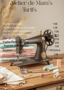 Photo de galerie - Tarifs retouches 2026