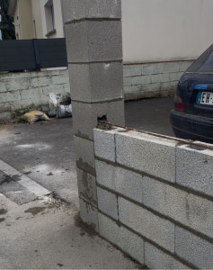 Photo de galerie - Pilier et muret 