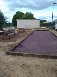 Photo de galerie - Terrain pétanque terminé 