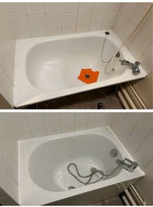 Photo de galerie - Remplacement baignoire 
