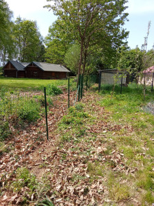 Photo de galerie - 50m de grillage souple avec poteau scellé et un portail 