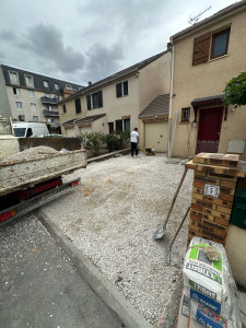 Photo de galerie - Préparation de une dalle de béton désactivé