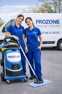Photo de galerie -  Nettoyage pro à Marseille ? Équipe sérieuse, matériel adapté et travail soigné 