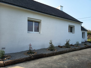 Photo de galerie - Création massifs 
plantation arbustes
