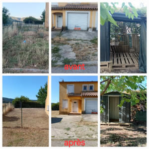 Photo de galerie - Voici le résultat d'un nouveau chantier de débroussaillage et enlèvement d'encombrants terminé. 