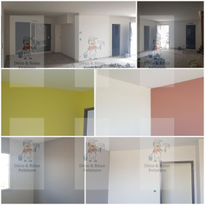 Photo de galerie - Peintures et enduits de finitions. 
MAISON NEUVE 