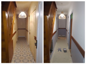 Photo de galerie - Rénovation couloir 