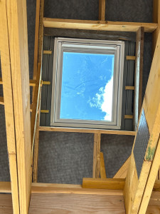 Photo de galerie - Pose d’un velux 78/98!