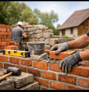 Photo de galerie -  travaux maçonnerie générale 