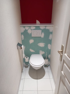 Photo de galerie - Remplacement d'un wc suspendu 