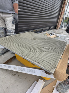 Photo de galerie - 100x100 carrelage pour jardin 