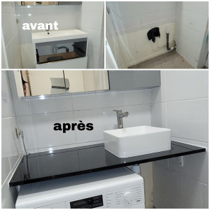 Photo de galerie - Raccordement et installation de levier au douche 