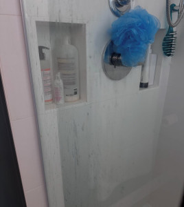 Photo de galerie - Avant nettoyage douche 