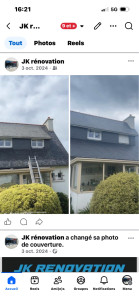 Photo de galerie - Traitement sur toiture résine