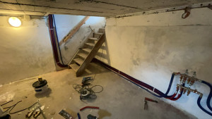 Photo de galerie - Acheminement des tuyaux de multicouche 