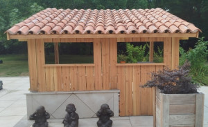 Photo de galerie - Pool House selon le dessin du client