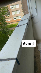 Photo de galerie - Nettoyage balcon 